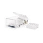 Nanocable Conector RJ45 CAT.6 8 Hilos, 50 Unidades, Transparente